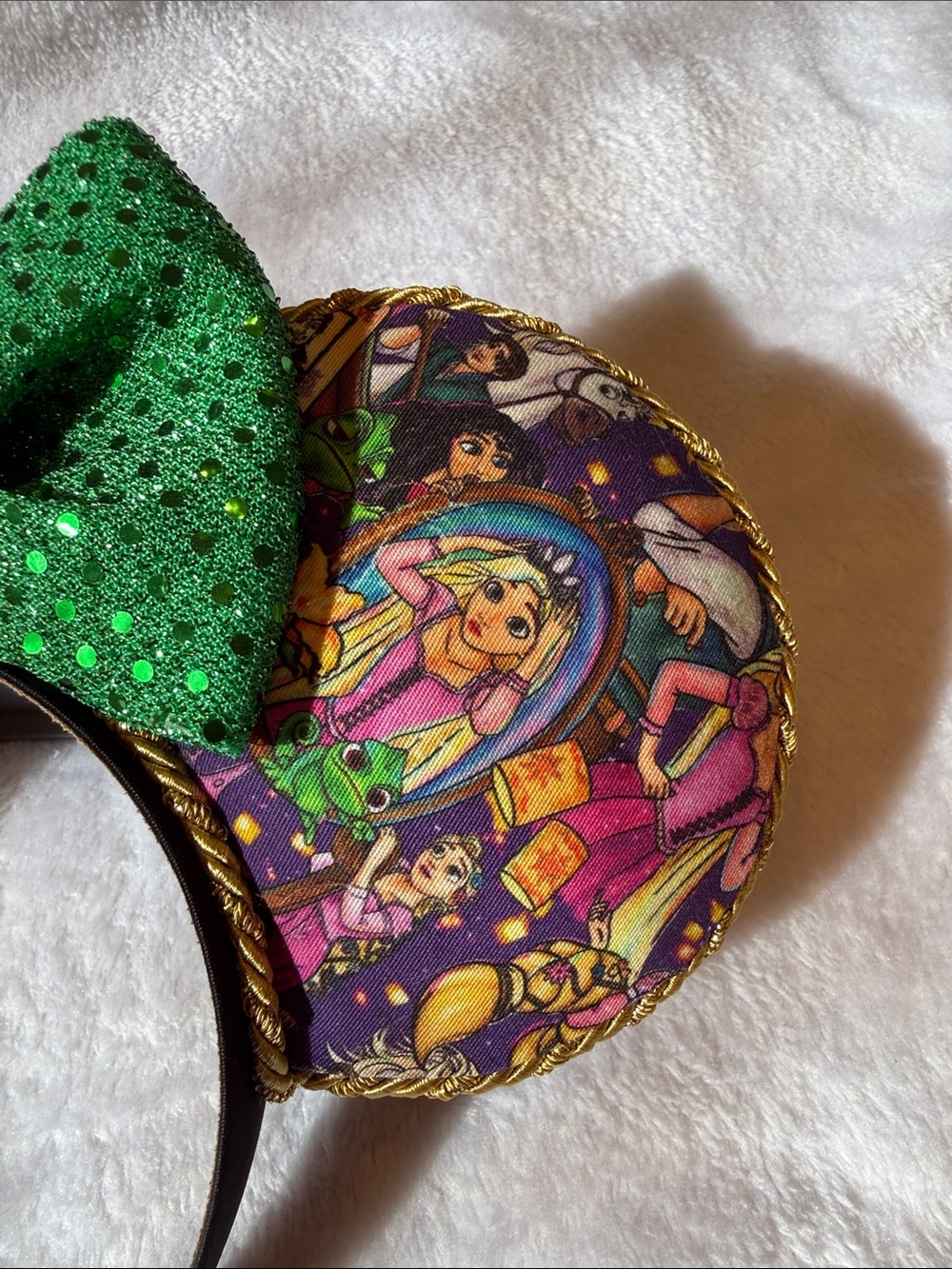 Disney Princess Rapunzel Minnie Mouse Ears Headband - Picture 2 of 4